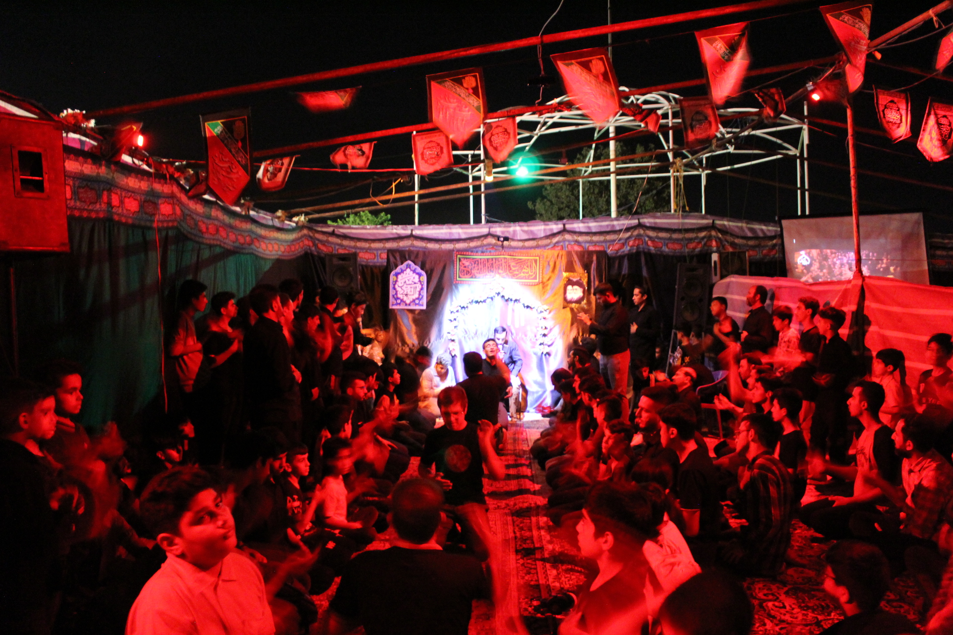 گزارش تصویری مراسم محرم ۱۴۰۲ هیئت شباب‌الحسین (ع) کوهنجان